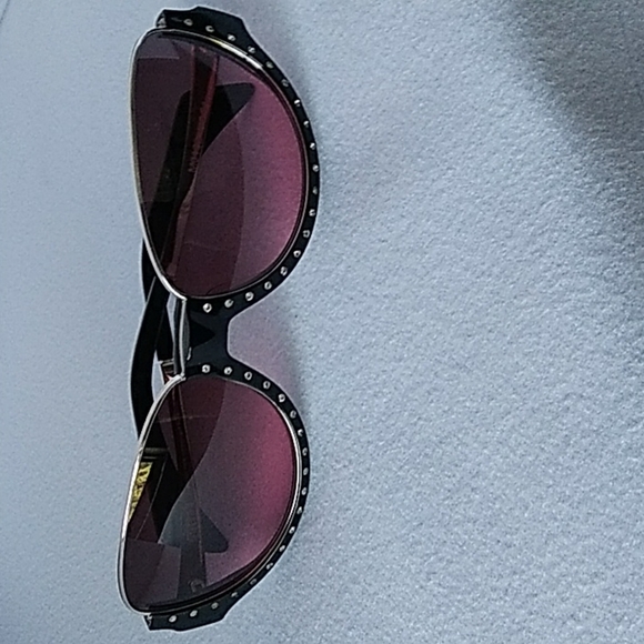 MIKLI SUNGLASSES BLACK ROSE GRADIENT Designer France Msrp $498 + - Picture 5 of 10